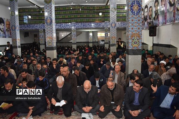 گرامیداشت سردار شهید سلیمانی و دانشجوی شهید امیرحسین قربانی بهابادی در روستای  بنستان بهاباد