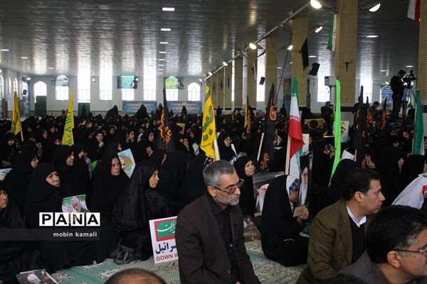 مراسم یادبود سپهبد شهید حاج قاسم سلیمانی در مصلی قدس زاهدان