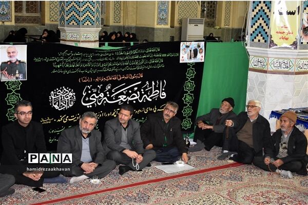 مراسم گرامیداشت سردار سلیمانی در  مسجد جامع بهاباد