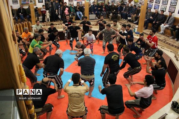 مراسم سالگرد پهلوان تختی در محل زورخانه مالک اشتر بیرجند