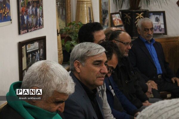 مراسم سالگرد پهلوان تختی در محل زورخانه مالک اشتر بیرجند