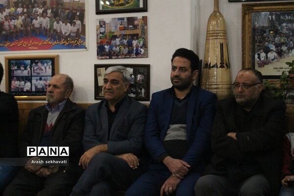 مراسم سالگرد پهلوان تختی در محل زورخانه مالک اشتر بیرجند