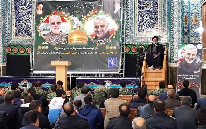 امام جمعه موقت ورامین: سپهبدشهید حاج قاسم سلیمانی دنیا طلب نبودو عاشق اهل بیت(ع) بود