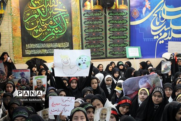 مراسم یادواره شهید حاج قاسم سلیمانی  درمهدیه  مشهد