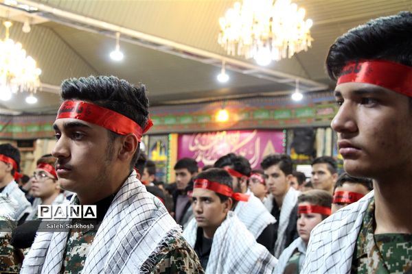 مراسم یادواره شهید حاج قاسم سلیمانی  درمهدیه  مشهد