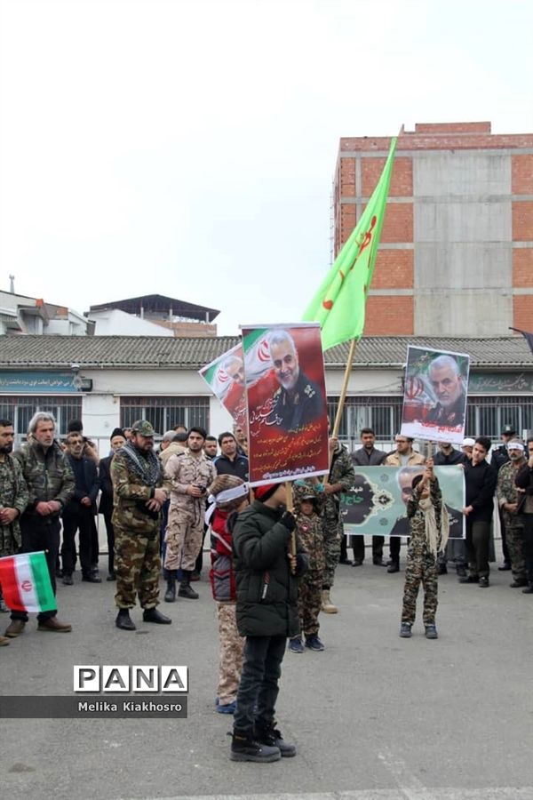 عزاداری هفتمین روز شهادت سردار سلیمانی در محمودآباد