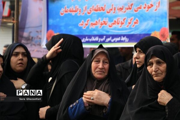 اجتماع مردمی سلیمانی‌ها در ساری
