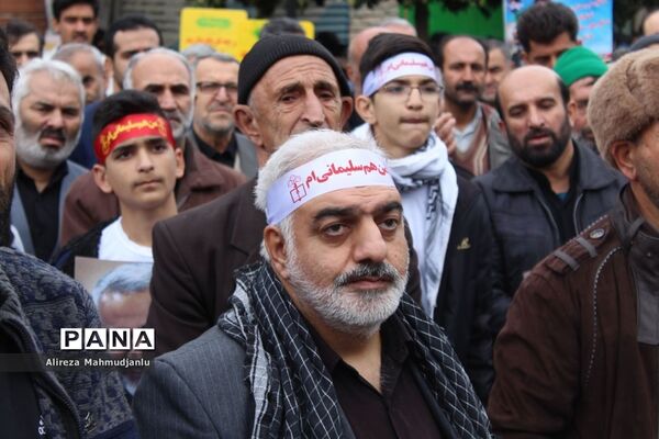 تجمع مردم گلوگاه به مناسبت بزرگداشت شهید سردار سلیمانی