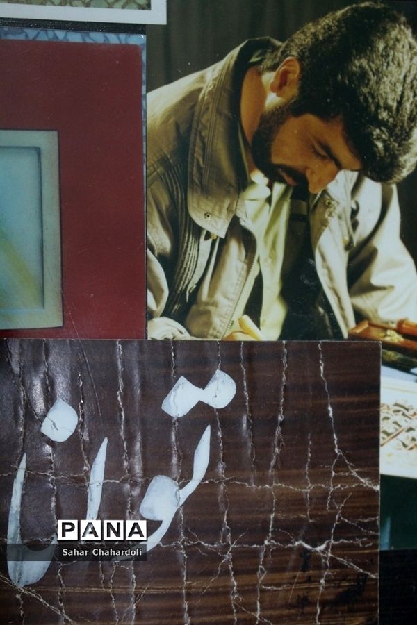 بازدید رئیس سازمان دانش آموزی استان از آتلیه خوشنویسی استاد مرتضی شعبانی