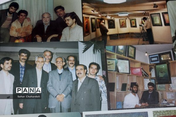 بازدید رئیس سازمان دانش آموزی استان از آتلیه خوشنویسی استاد مرتضی شعبانی