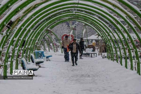 بارش برف در ارومیه