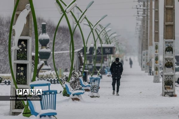 بارش برف در ارومیه