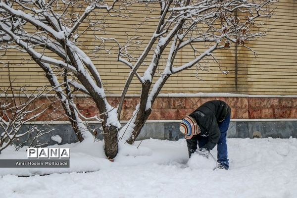 بارش برف در ارومیه