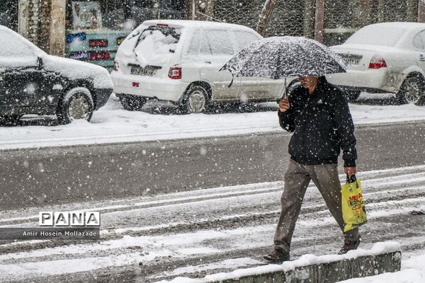 بارش برف در ارومیه