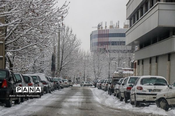 بارش برف در ارومیه