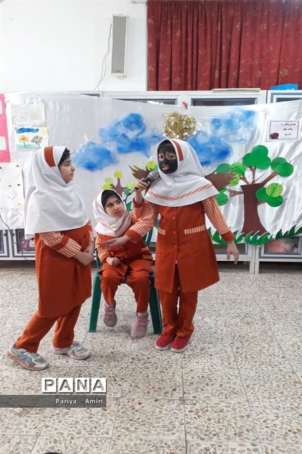 مراسم نواختن زنگ  هوای پاک در مدارس شهرستان امیدیه
