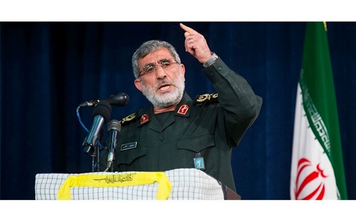 مراسم معارفه سردار قاآنی و معرفی جانشین فرماندهی نیروهای قدس برگزارشد