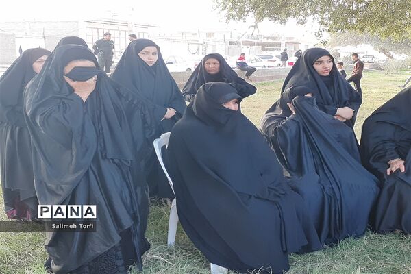 افتتاحیه نمایشگاه بیت الاحزان به‌مناسبت شهادت حضرت فاطمه(س)درشهرستان حمیدیه