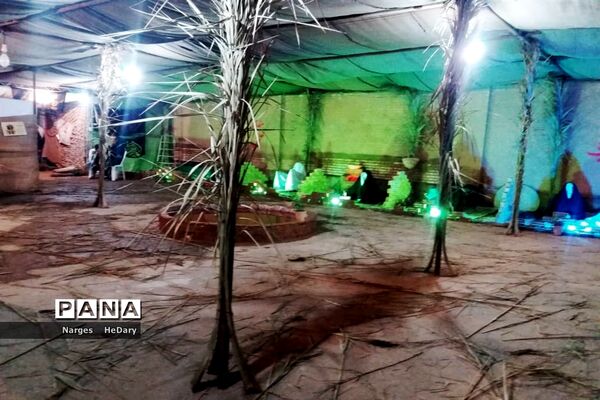 نمایشگاه یاس کبود در شهرستان امیدیه