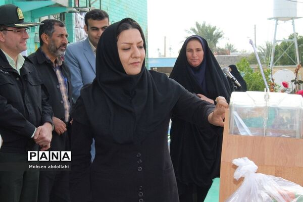 سیل مهربانی  در دبستان دخترانه شهید دانشگر سعدآباد