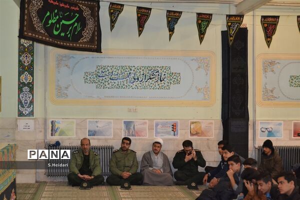 آیین عزاداری و سوگواری حضرت فاطمه زهرا(س) در دبیرستان مومنین