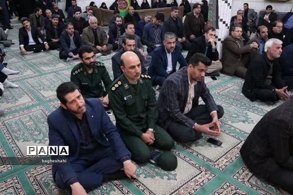 وداع با شهید گمنام دراداره‌کل آموزش و پرورش استان یزد