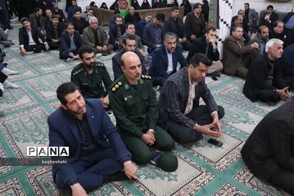وداع با شهید گمنام دراداره‌کل آموزش و پرورش استان یزد