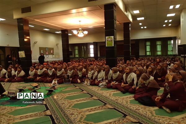 مراسم سوگواری ایام فاطمیه در مدارس چهاردانگه
