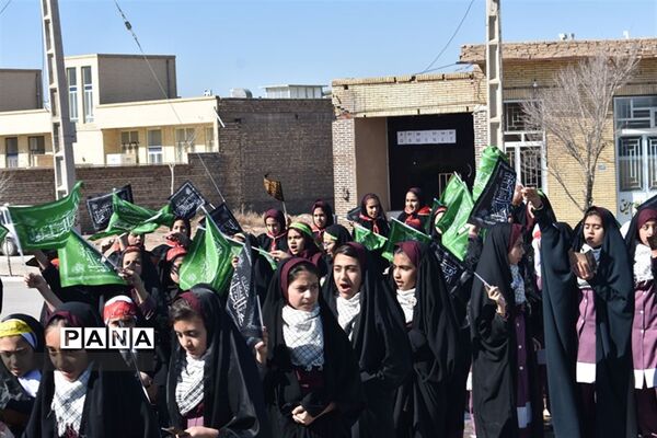 تجمع عزاداران نوگلان فاطمی دربهاباد