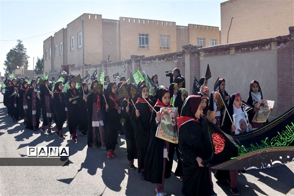 تجمع عزاداران نوگلان فاطمی دربهاباد