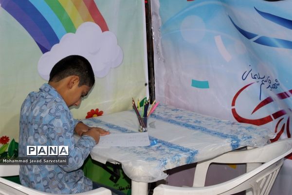 موکب بانوی بی حرم و غرفه نقاشی  فاطمیه در بوشهر