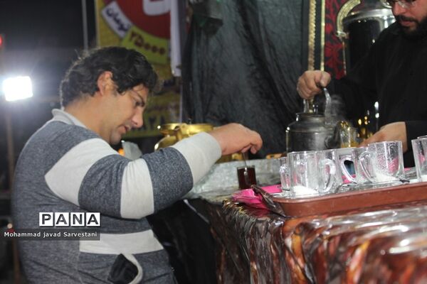 موکب بانوی بی حرم و غرفه نقاشی  فاطمیه در بوشهر