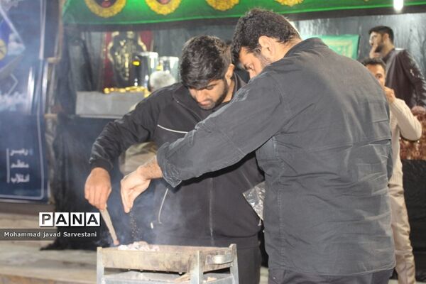 موکب بانوی بی حرم و غرفه نقاشی  فاطمیه در بوشهر