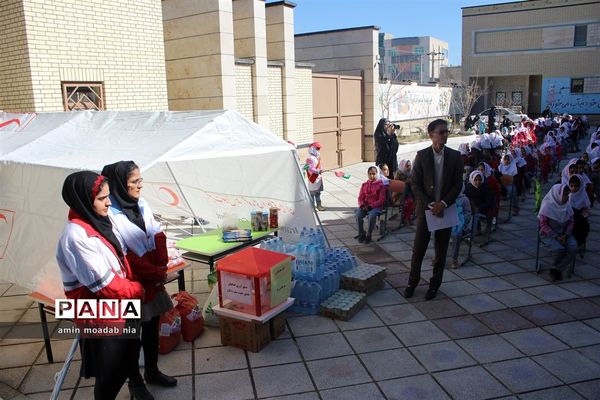 مراسم محوری سیل مهربانی در ناحیه یک زاهدان