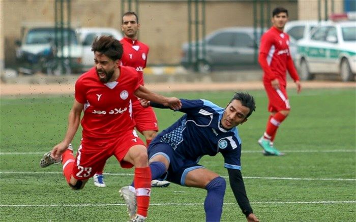 تیم فوتبال یزدلوله بر خلیج فارس میناب غلبه کرد