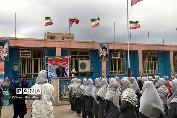 مراسم سیل مهربانی هم کلاسی ها در شهرستان امیدیه