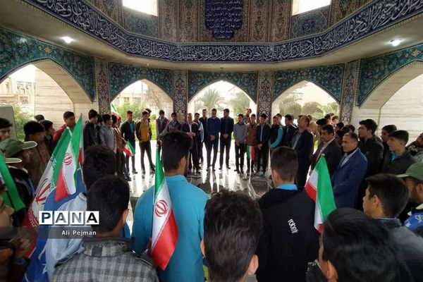 زنگ انقلاب  در دبیرستان سعادت شبانکاره