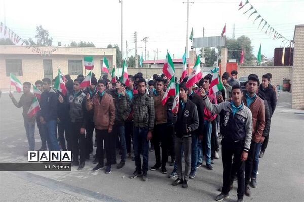 زنگ انقلاب  در دبیرستان سعادت شبانکاره