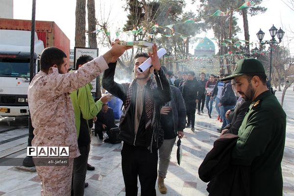 اعزام دانش آموزان پسر ناحیه یک شهرری به اردوی راهیان نور