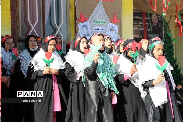 طرح ملی لاله های روشن یادواره شهید اخوت در دبستان شهید غفرانی