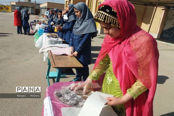 جشنواره خوارزمی  با محور بازارچه کارآفرینی آموزشگاه شهید ابوالحسنی شهرستان امیدیه