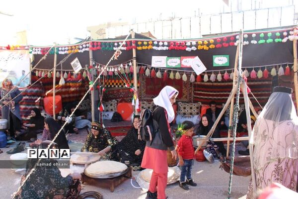 جشنواره فرهنگی بومی دبستان هیات امنایی شمس نجف آباد یاسوج