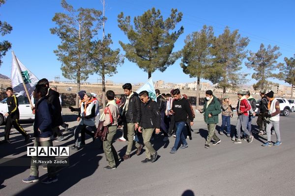 کوهپیمایی پیشتازان سازمان دانش آموزی استان خراسان جنوبی