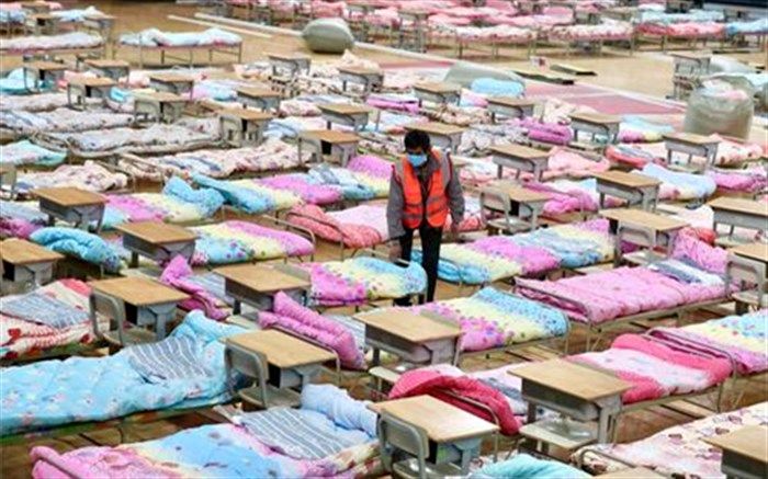 تصویر/ استادیومی که کرونا تبدیل به بیمارستانش کرد