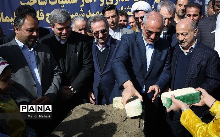 آغاز خشت‌گذاری و عملیات ساخت مجتمع آموزش استثنایی سردار شهیدقاسم سلیمانی