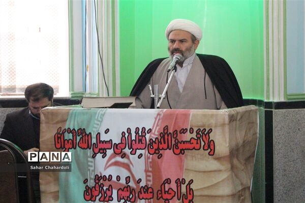 مراسم گرامیداشت پیروزی انقلاب اسلامی و چهلمین روز شهادت سردار سلیمانی با محوریت سازمان دانش آموزی