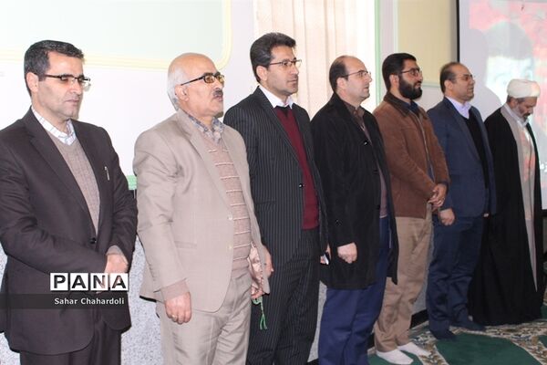 مراسم گرامیداشت پیروزی انقلاب اسلامی و چهلمین روز شهادت سردار سلیمانی با محوریت سازمان دانش آموزی