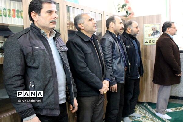 مراسم گرامیداشت پیروزی انقلاب اسلامی و چهلمین روز شهادت سردار سلیمانی با محوریت سازمان دانش آموزی