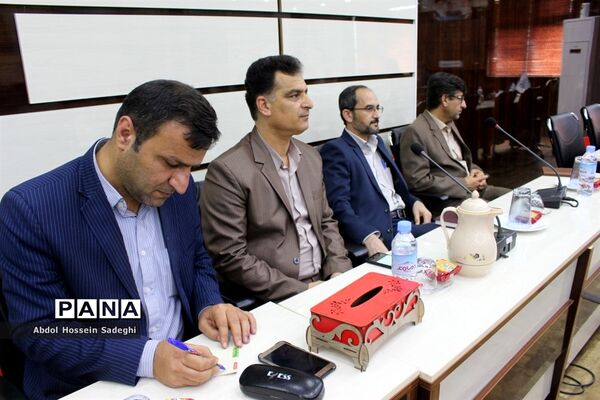 جلسه تقدیر از فعالان جشنواره شهید رجایی آموزش و پرورش استان بوشهر