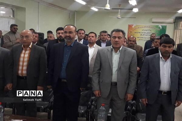 مراسم تکریم ومعارفه ریاست آموزش و پرورش شهرستان حمیدیه